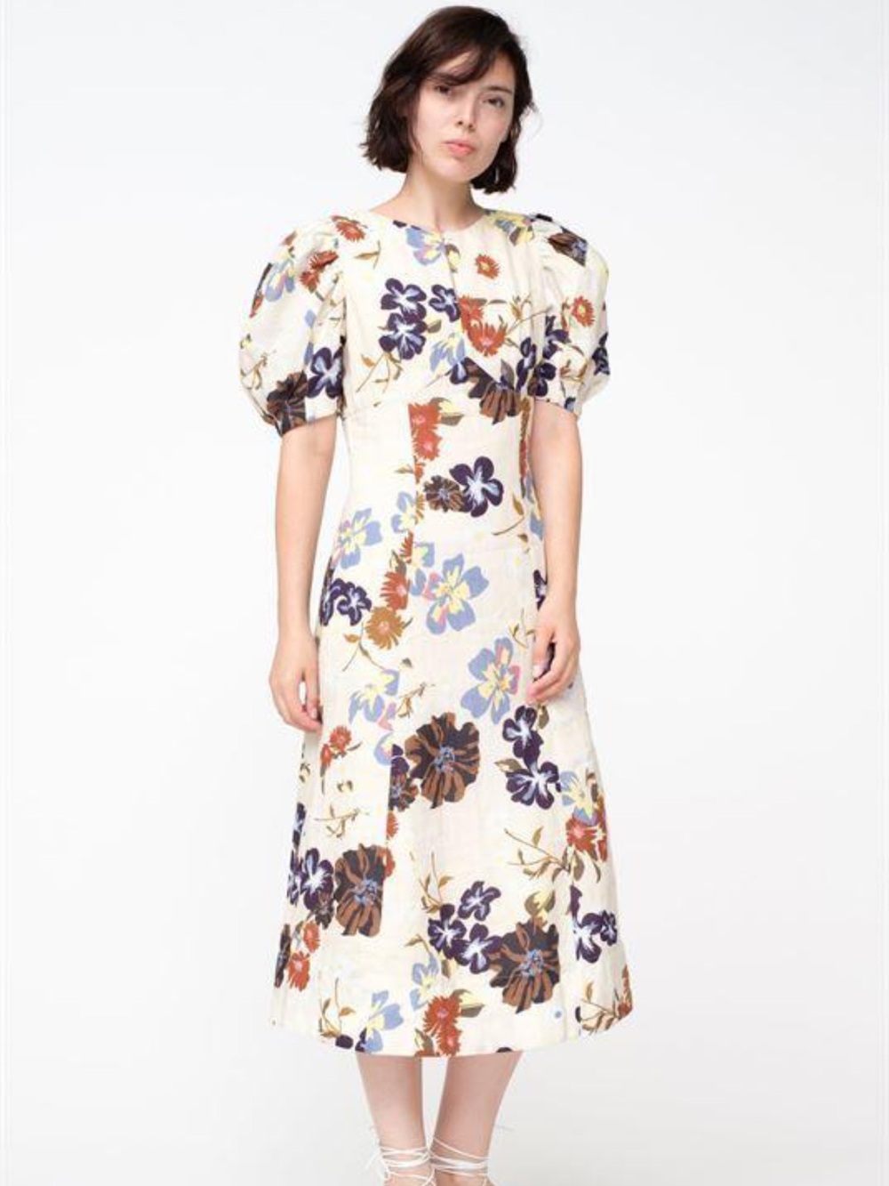 Sea New York Margherite Floral Print Midi Dress 6